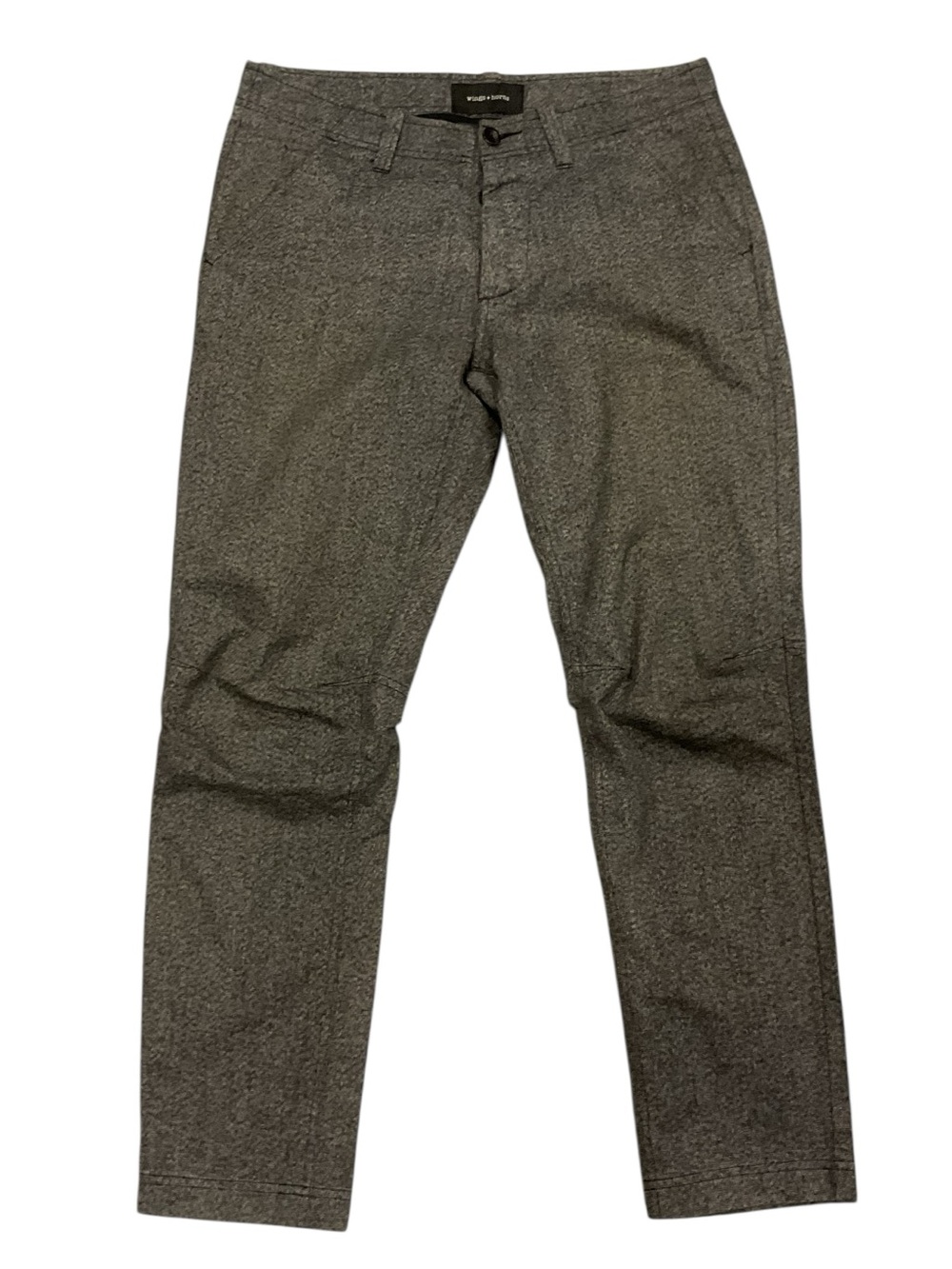 Wings + Horns Mens Slim Straight Gray Pants